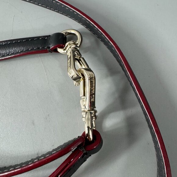 NWOT MZ Wallace Blue Leather Gold-tone Hardware Adjustable Strap - Picture 5 of 8